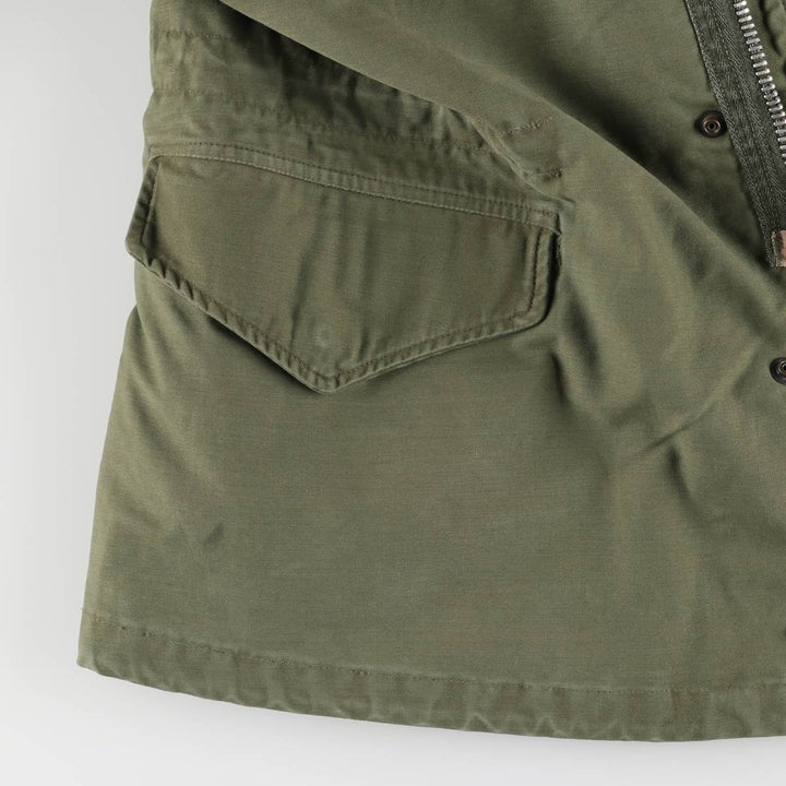 Authentic 1960'S US Military M-65 Field Jacket, Made in USA, Regular Small, Men's Size Medium unclear Khaki type Vintage Second Hand