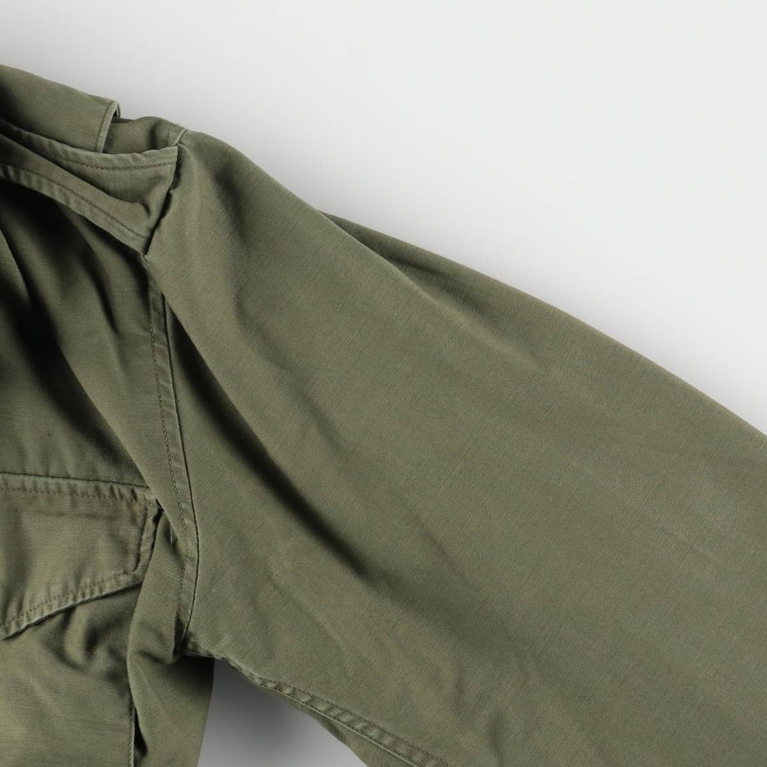 Authentic 1960'S US Military M-65 Field Jacket, Made in USA, Regular Small, Men's Size Medium unclear Khaki type Vintage Second Hand