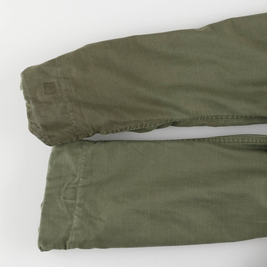 Authentic 1960'S US Military M-65 Field Jacket, Made in USA, Regular Small, Men's Size Medium unclear Khaki type Vintage Second Hand