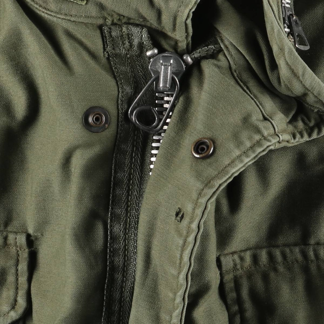 Authentic 1960'S US Military M-65 Field Jacket, Made in USA, Regular Small, Men's Size Medium unclear Khaki type Vintage Second Hand