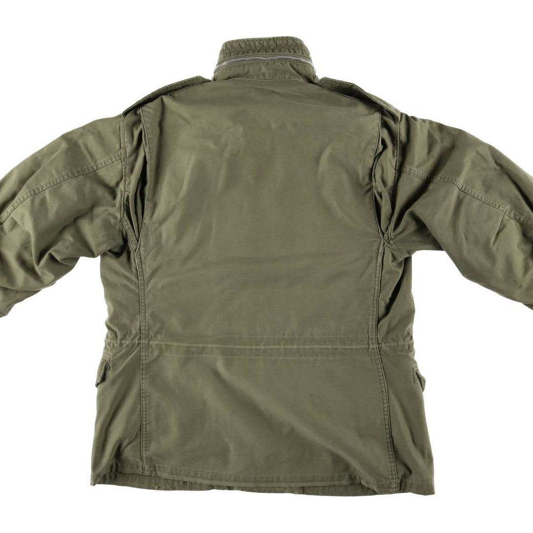 US Army M-65 2nd Paint Military Field Jacket, Men's Size L unclear Khaki type Vintage Second Hand