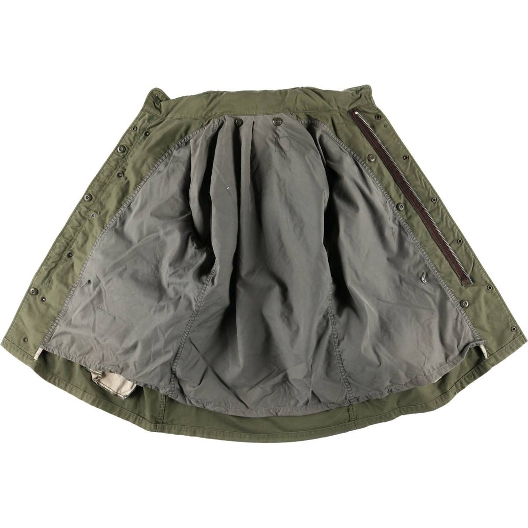 US Army M-65 2nd Paint Military Field Jacket, Men's Size L unclear Khaki type Vintage Second Hand