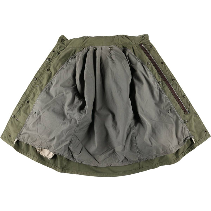 US Army M-65 2nd Paint Military Field Jacket, Men's Size L unclear Khaki type Vintage Second Hand