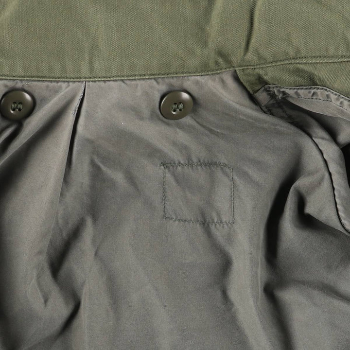 US Army M-65 2nd Paint Military Field Jacket, Men's Size L unclear Khaki type Vintage Second Hand