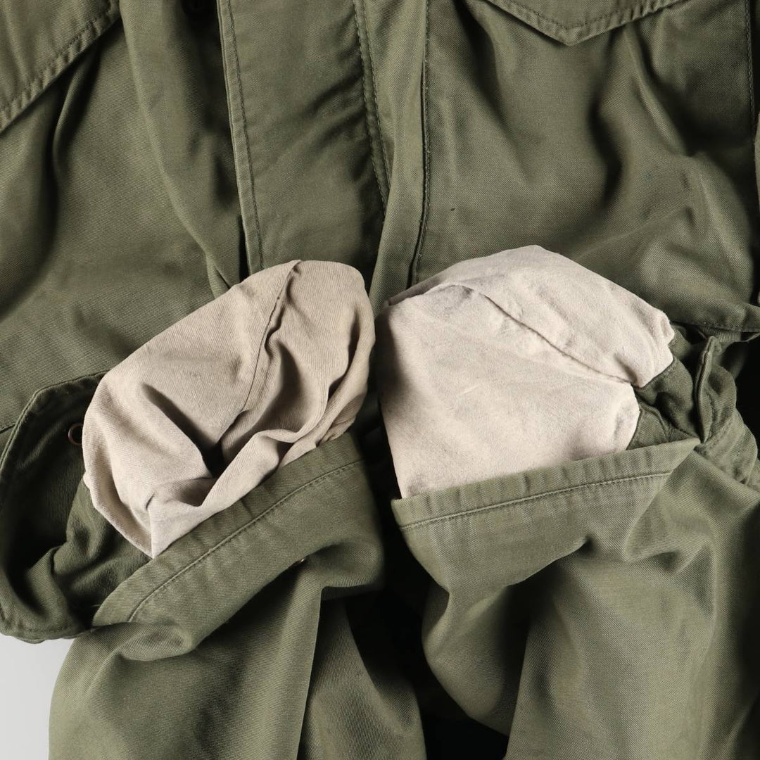 US Army M-65 2nd Paint Military Field Jacket, Men's Size L unclear Khaki type Vintage Second Hand