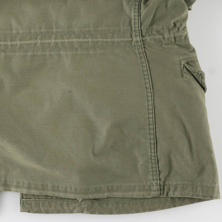 US Army M-65 2nd Paint Military Field Jacket, Men's Size L unclear Khaki type Vintage Second Hand