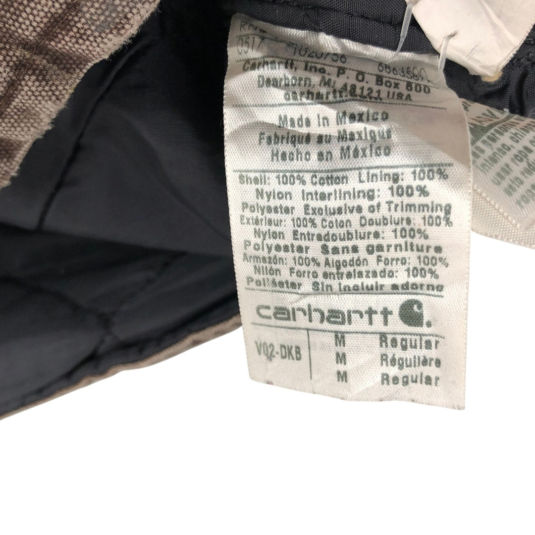 Carhartt Classic Padded Duck Vest, Men's Medium cotton brown type Vintage Second Hand