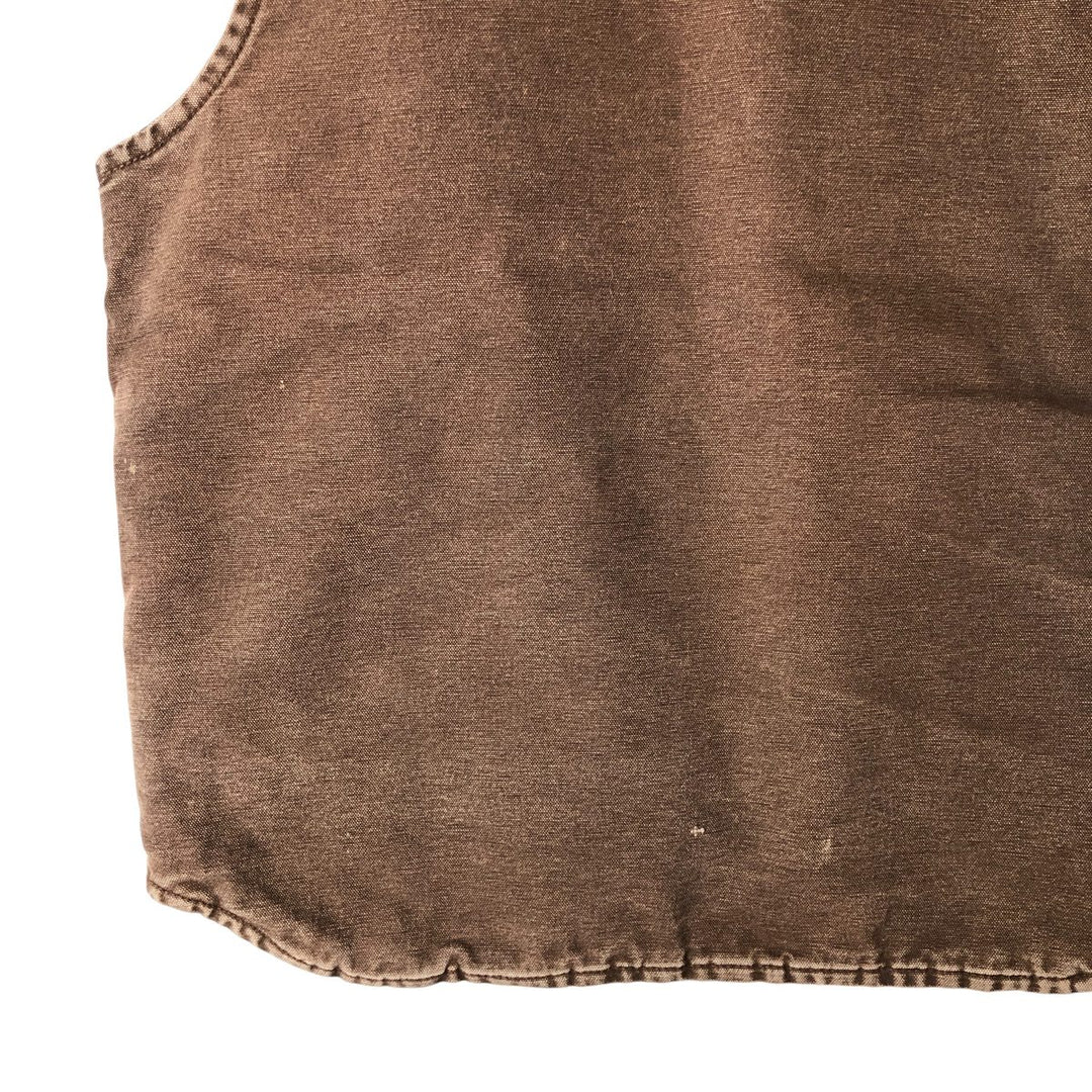 Carhartt Classic Padded Duck Vest, Men's Medium cotton brown type Vintage Second Hand