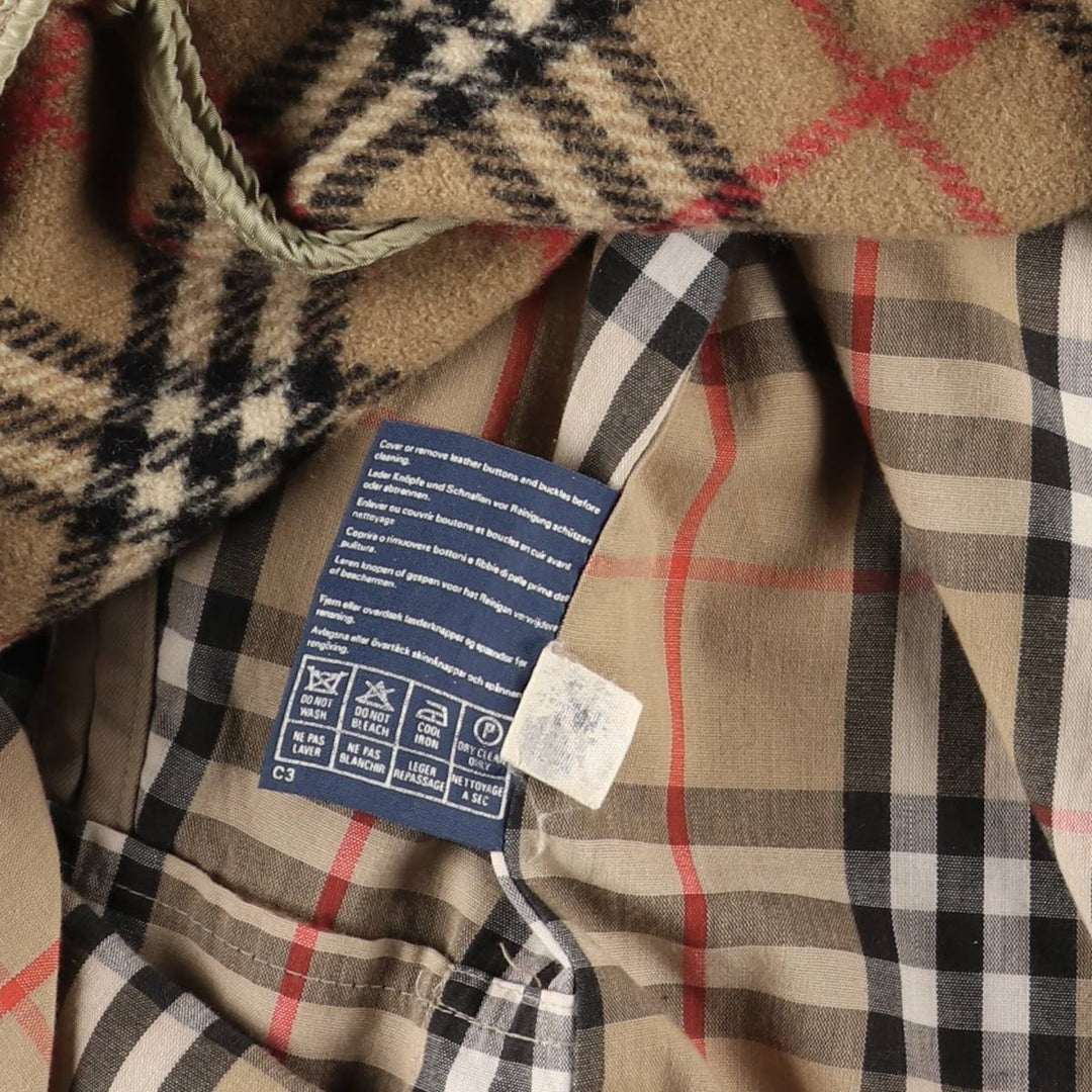 Burberry's Balmacaan coat, men's size M cotton Beige type Vintage Second Hand