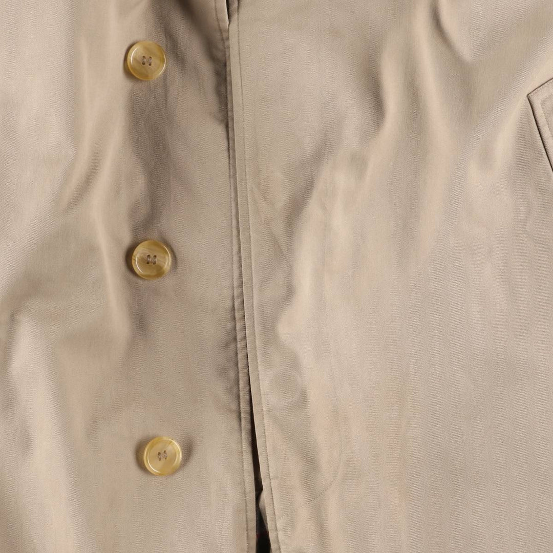Burberry's Balmacaan coat, men's size M cotton Beige type Vintage Second Hand