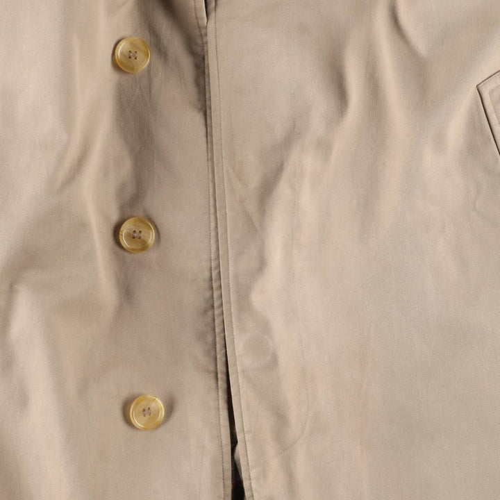 Burberry's Balmacaan coat, men's size M cotton Beige type Vintage Second Hand