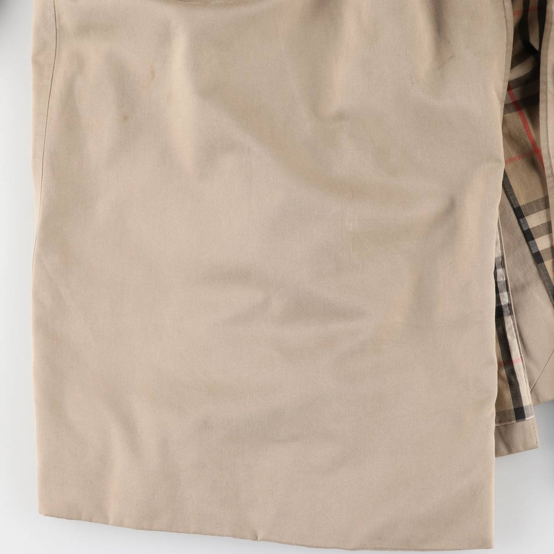 Burberry's Balmacaan coat, men's size M cotton Beige type Vintage Second Hand