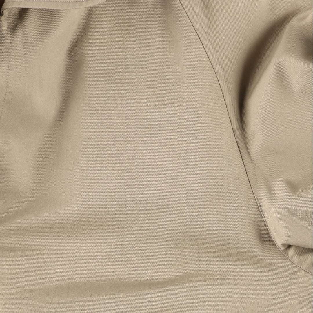 Burberry's Balmacaan Coat, Made in England, Men's Size L cotton Beige type Vintage Second Hand