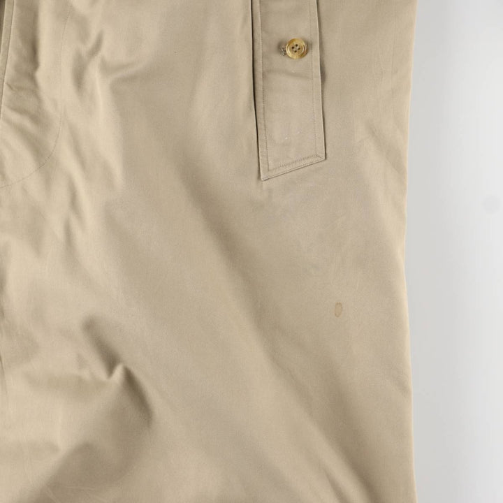 Burberry's Balmacaan Coat, Made in England, Men's Size L cotton Beige type Vintage Second Hand