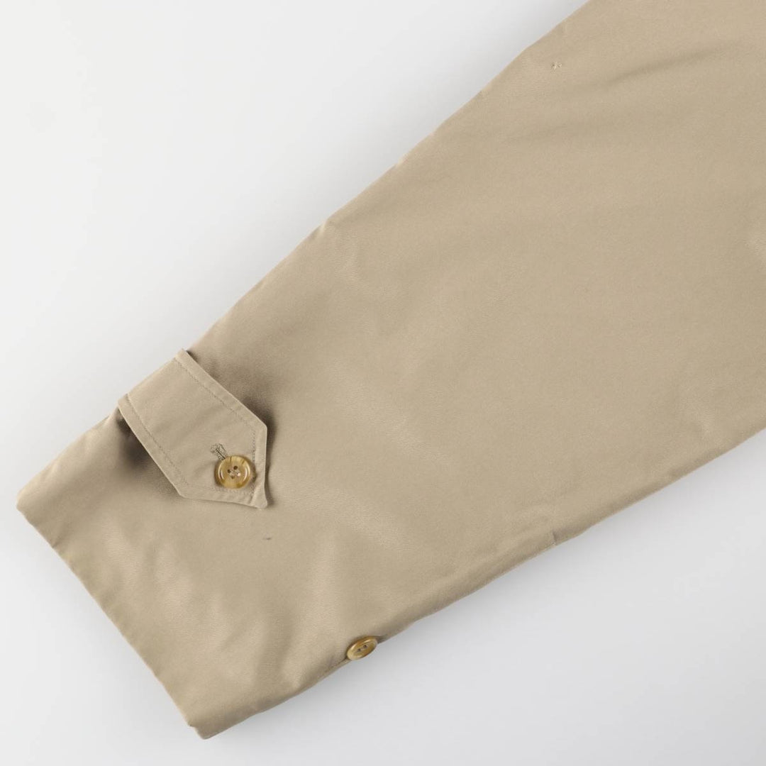 Burberry's Balmacaan Coat, Made in England, Men's Size L cotton Beige type Vintage Second Hand