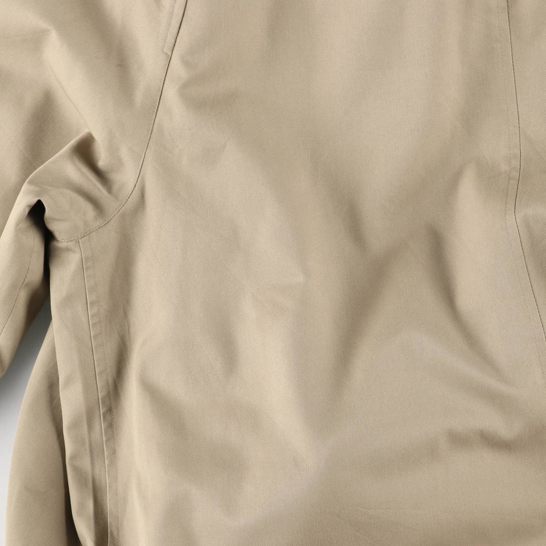 Burberry's Balmacaan Coat, Made in England, Men's Size L cotton Beige type Vintage Second Hand