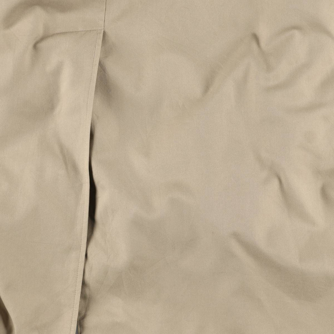 Burberry's Balmacaan Coat, Made in England, Men's Size L cotton Beige type Vintage Second Hand