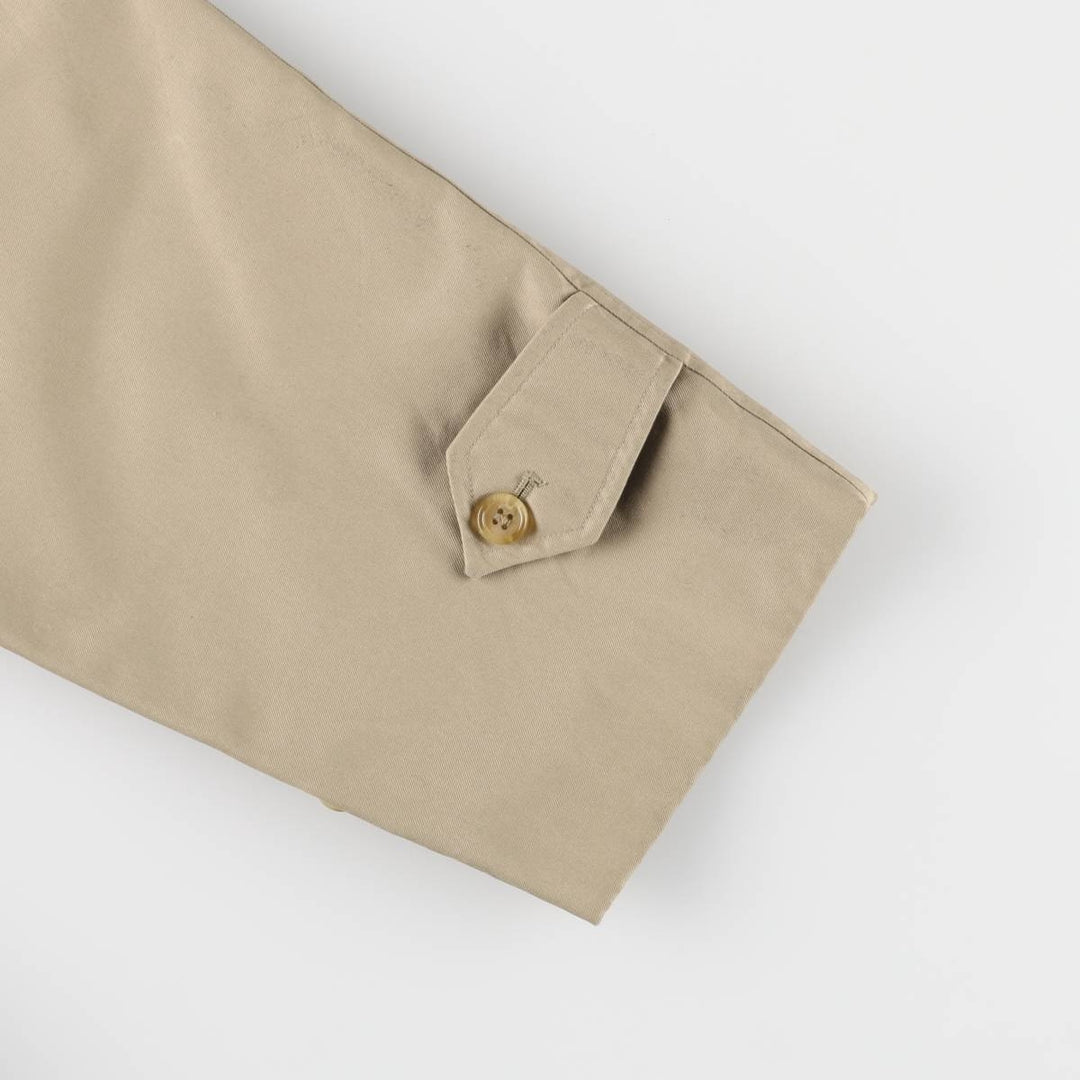 Burberry's Balmacaan Coat, Made in England, Men's Size L cotton Beige type Vintage Second Hand