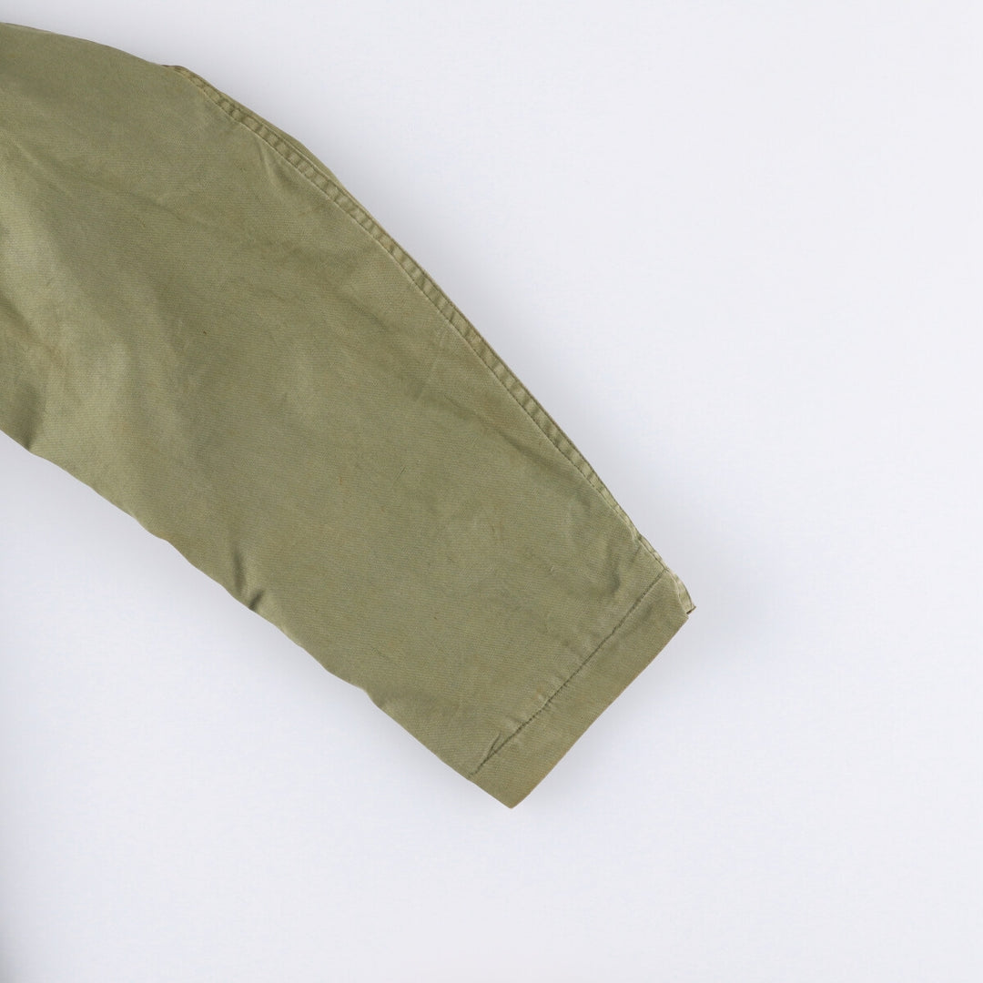 Vintage US Navy N-4 Stenciled Military Deck Jacket, Men's Size L unclear Khaki type sage green Vintage Second Hand