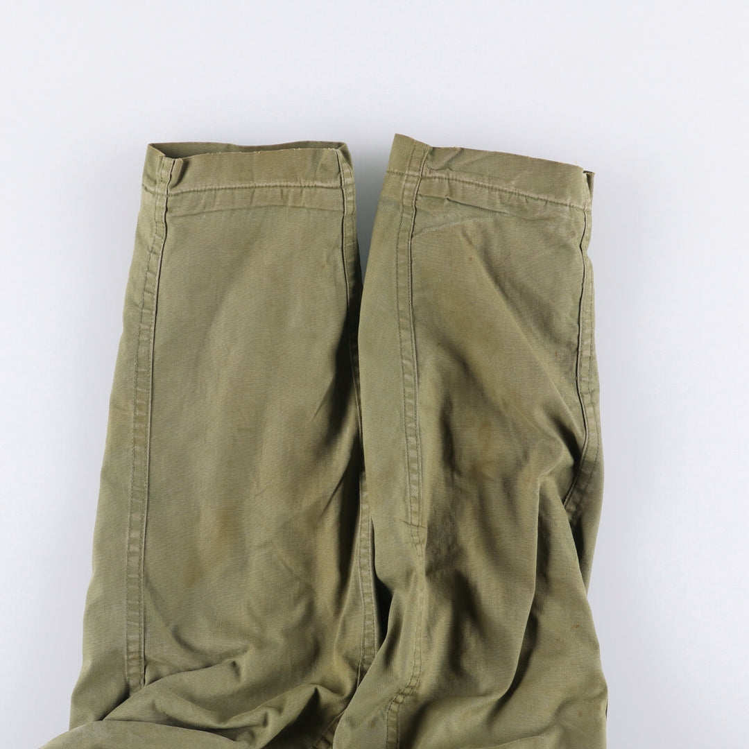 Vintage US Navy N-4 Stenciled Military Deck Jacket, Men's Size L unclear Khaki type sage green Vintage Second Hand