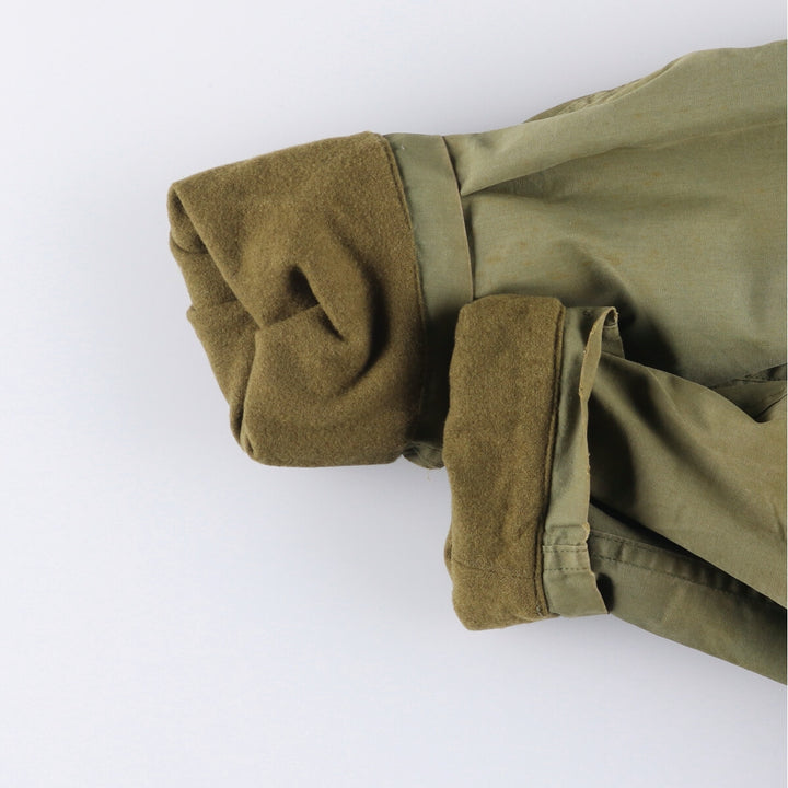 Vintage US Navy N-4 Stenciled Military Deck Jacket, Men's Size L unclear Khaki type sage green Vintage Second Hand