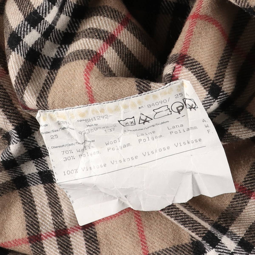 Burberry's Balmacaan coat, men's XL size unclear Beige type Vintage Second Hand