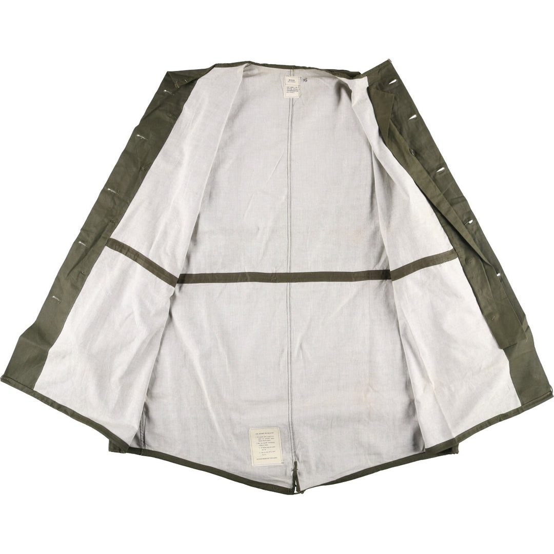 Vintage 1960'S Gas Protective Coat, Military Coat, Made in USA, Medium, Men's Size M unclear Khaki type Vintage Second Hand