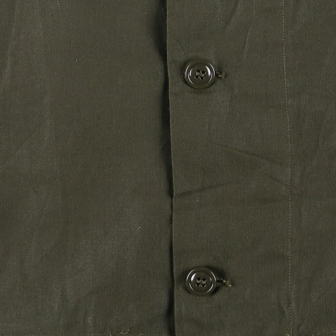 Vintage 1960'S Gas Protective Coat, Military Coat, Made in USA, Medium, Men's Size M unclear Khaki type Vintage Second Hand