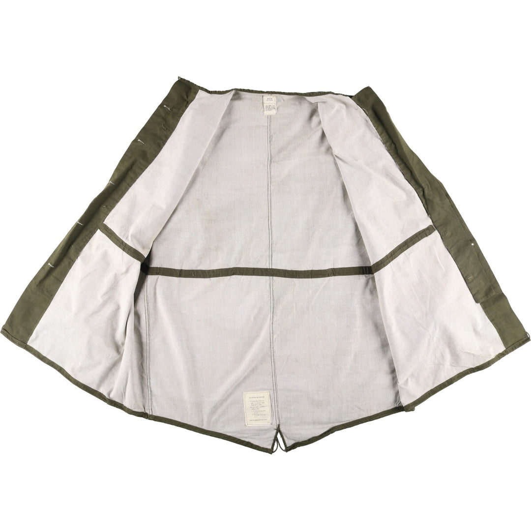 Vintage 1960'S Gas Protective Coat, Military Coat, Made in USA, Medium, Men's Size M unclear Khaki type Vintage Second Hand