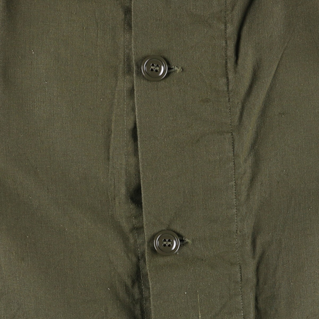 Vintage 1960'S Gas Protective Coat, Military Coat, Made in USA, Medium, Men's Size M unclear Khaki type Vintage Second Hand