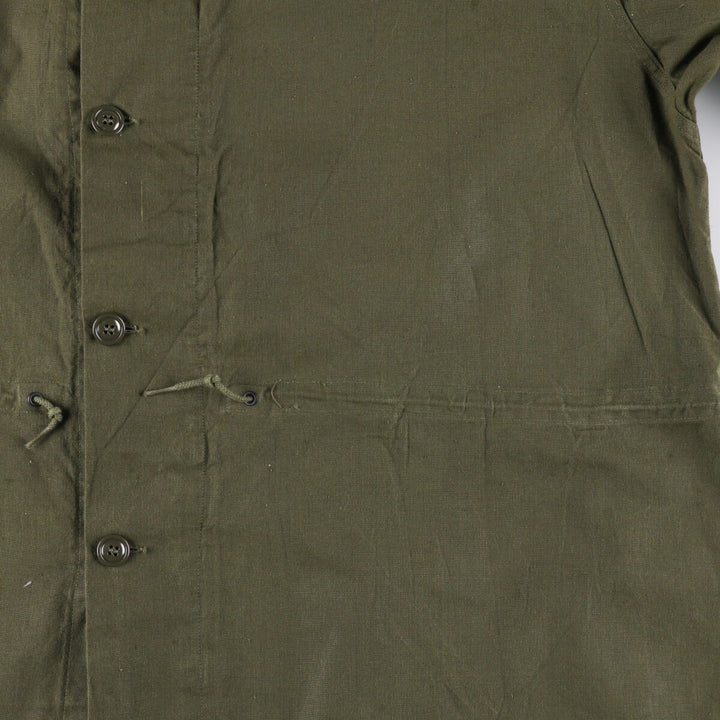 Vintage 1960'S Gas Protective Coat, Military Coat, Made in USA, Medium, Men's Size M unclear Khaki type Vintage Second Hand