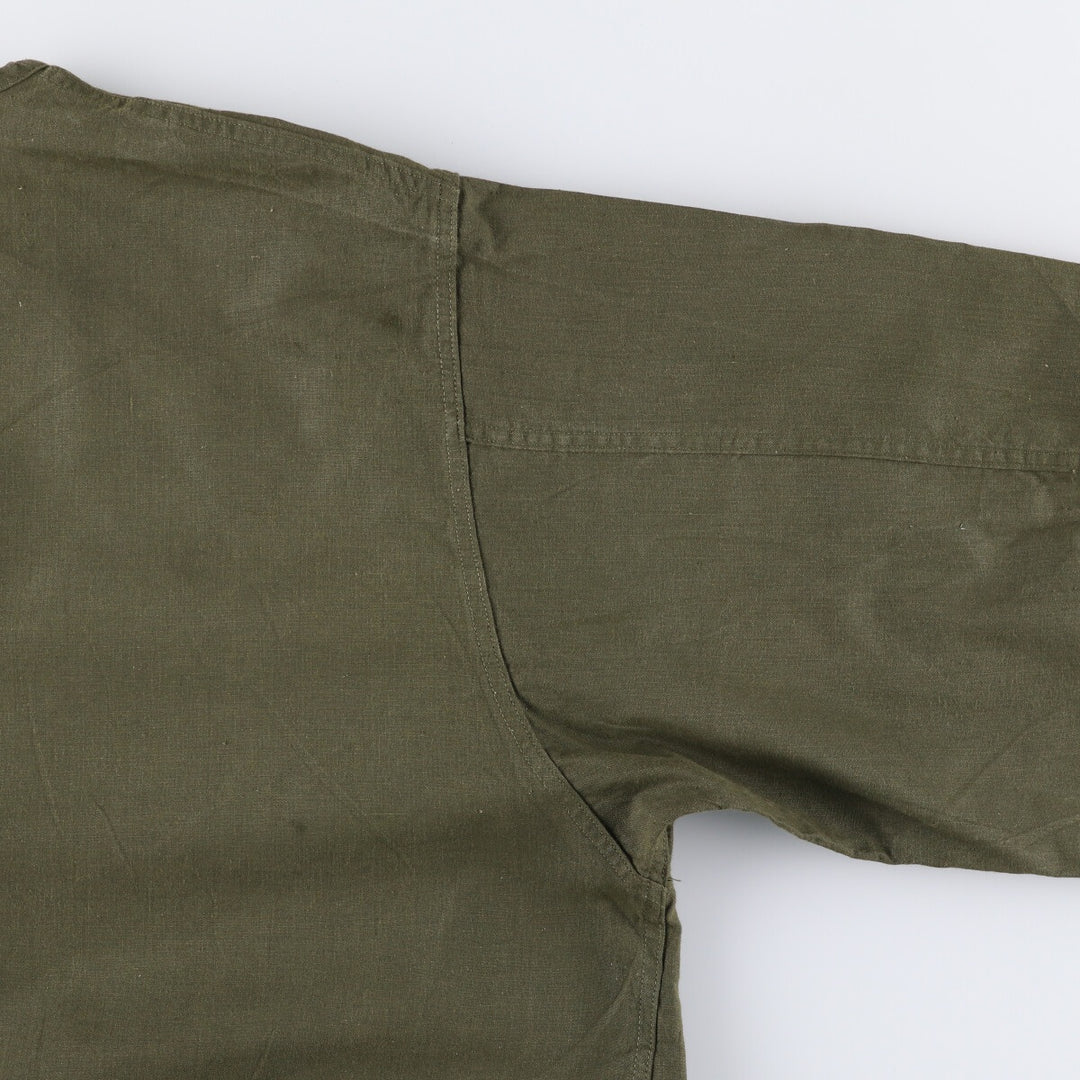 Vintage 1960'S Gas Protective Coat, Military Coat, Made in USA, Medium, Men's Size M unclear Khaki type Vintage Second Hand