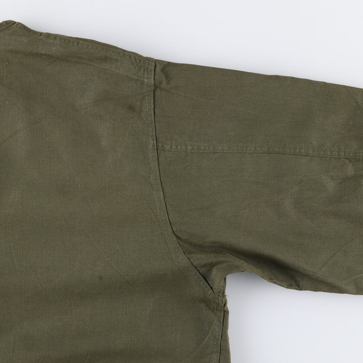 Vintage 1960'S Gas Protective Coat, Military Coat, Made in USA, Medium, Men's Size M unclear Khaki type Vintage Second Hand