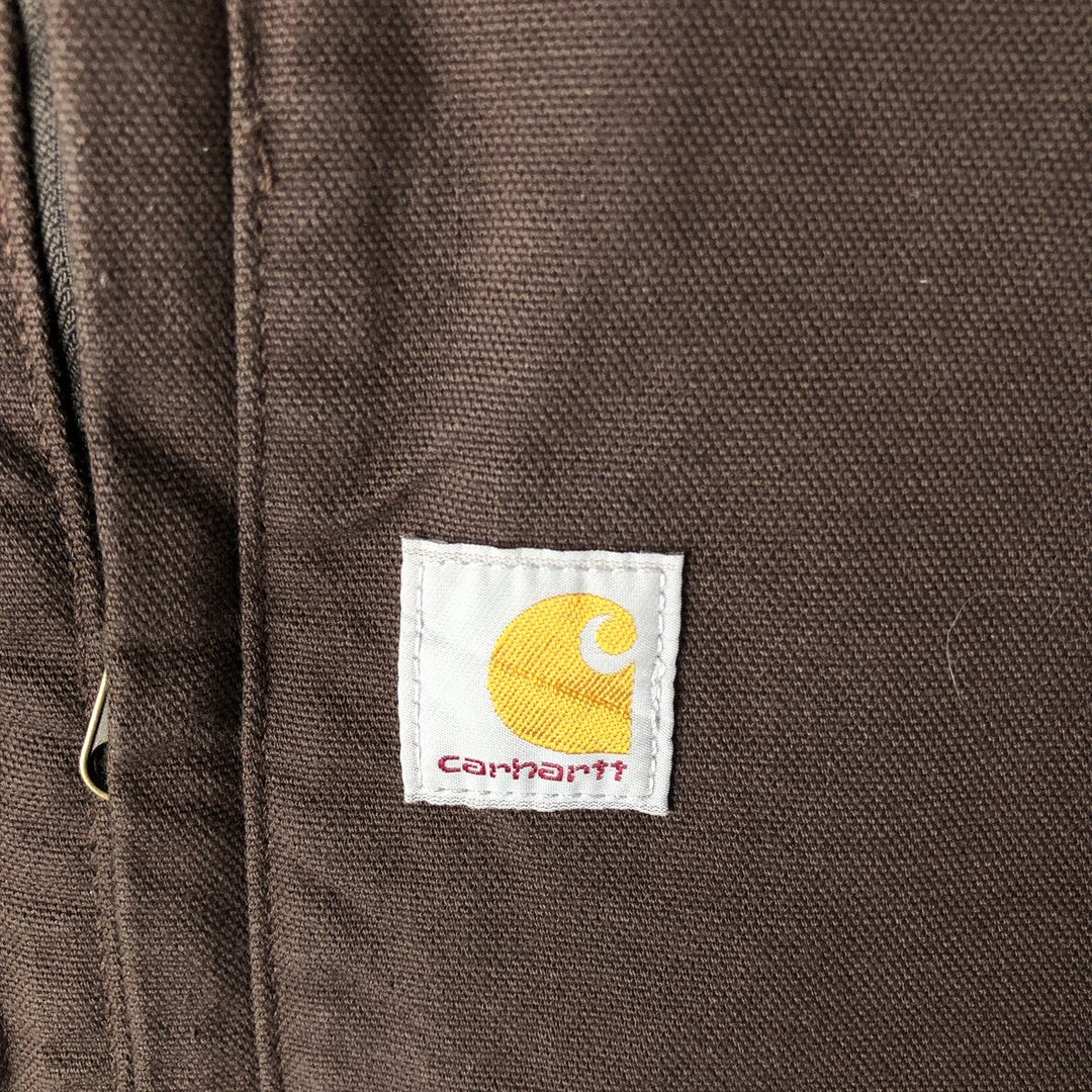 Carhartt Loose Fit Padded Duck Vest, Men's XL cotton brown type Vintage Second Hand