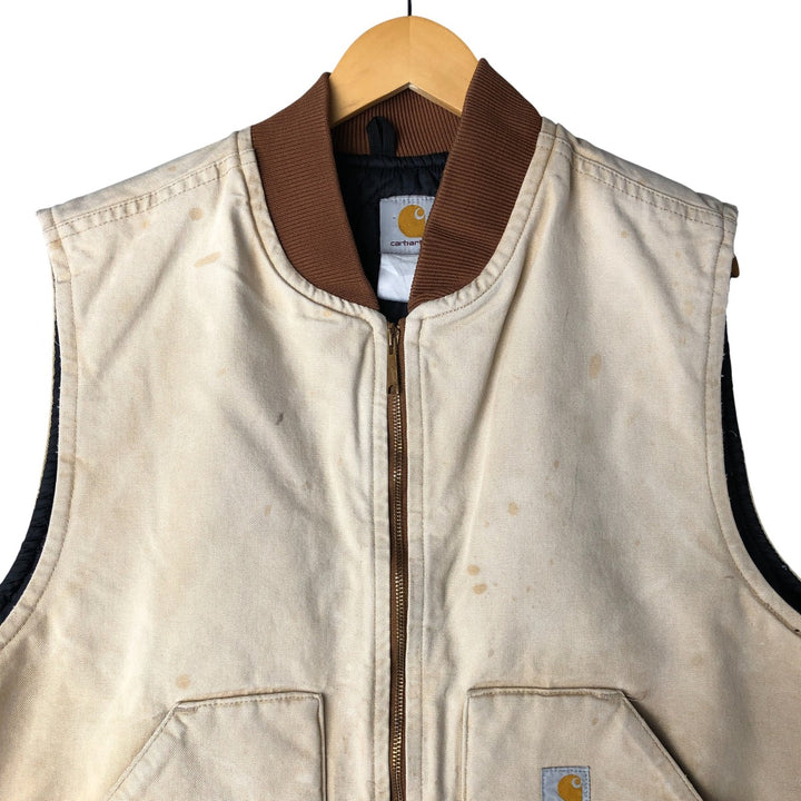 Carhartt Classic Padded Duck Vest, Men's XL unclear Beige type Vintage Second Hand