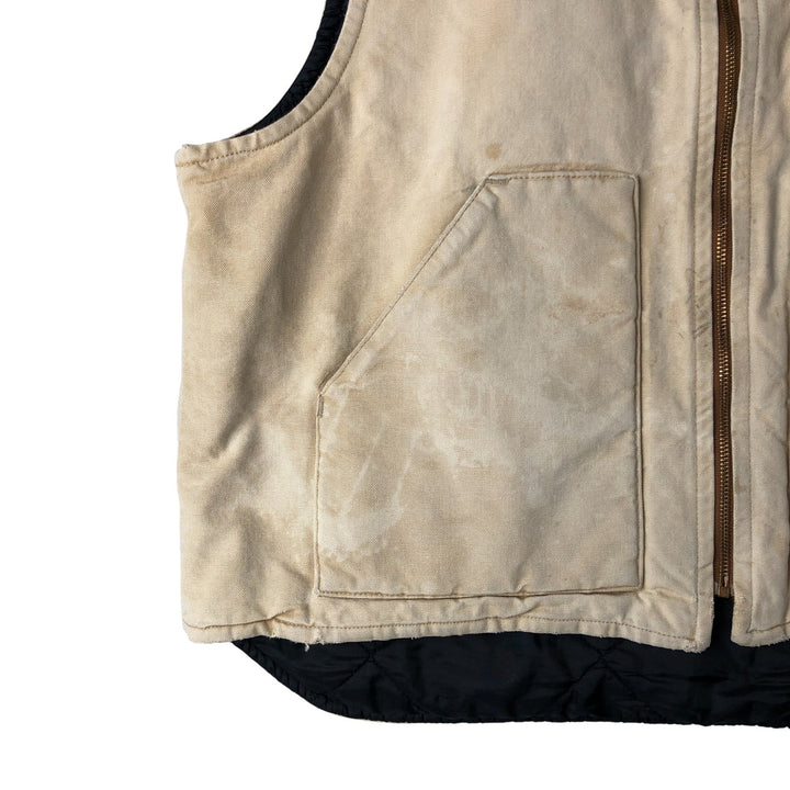 Carhartt Classic Padded Duck Vest, Men's XL unclear Beige type Vintage Second Hand