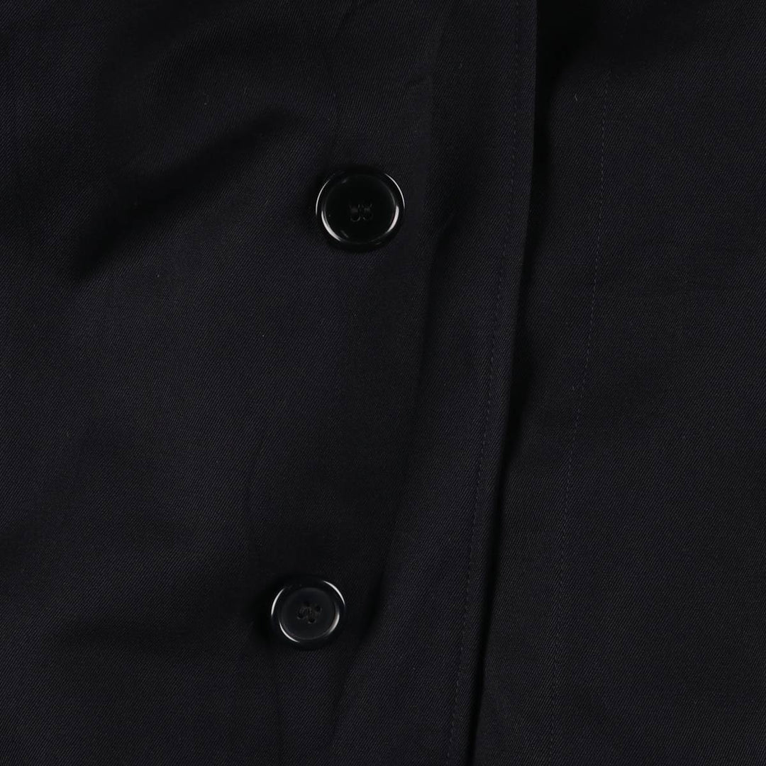 Vintage 1980'S Burberry Balmacaan coat, made in England, size M, men's wool navy blue type Vintage Second Hand