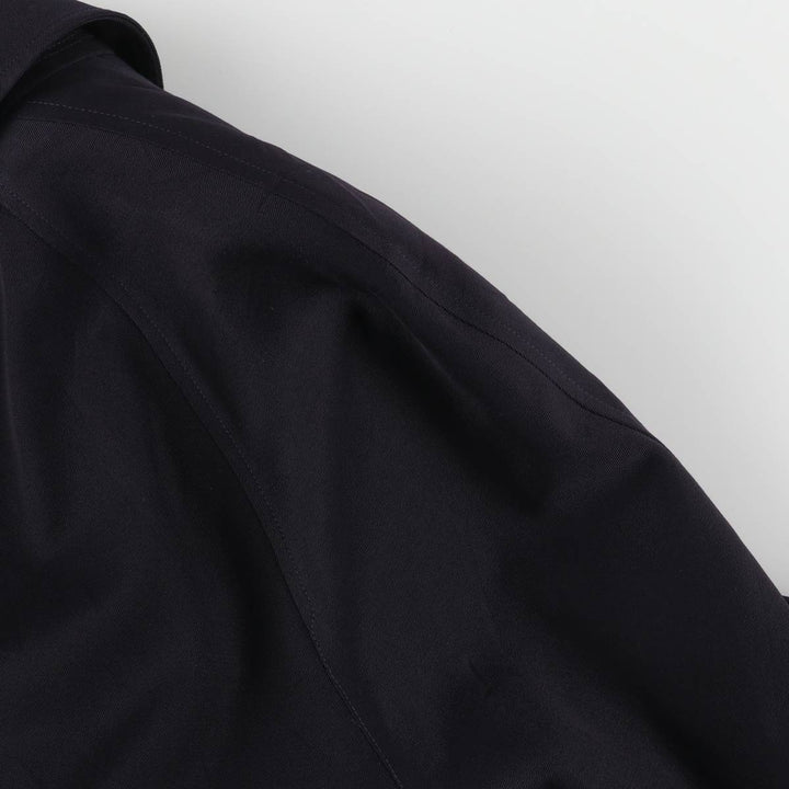 Vintage 1980'S Burberry Balmacaan coat, made in England, size M, men's wool navy blue type Vintage Second Hand