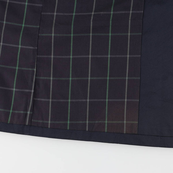 Burberry's Balmacaan Coat, Made in England, Men's Size L cotton navy blue type Vintage Second Hand