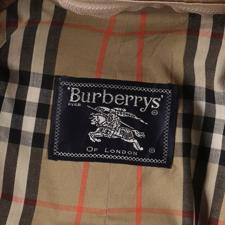 Burberry's Burberrys of London trench coat, men's size L cotton Beige type Vintage Second Hand