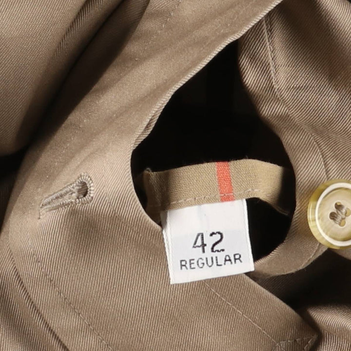 Burberry's Burberrys of London trench coat, men's size L cotton Beige type Vintage Second Hand