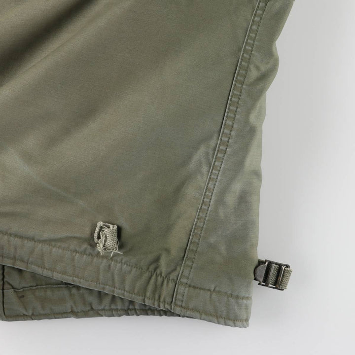1980'S US Military A-2 Deck Jacket, Made in USA, Large (42-44), Men's Size L, Vintage Nylon Khaki type sage green Vintage Second Hand