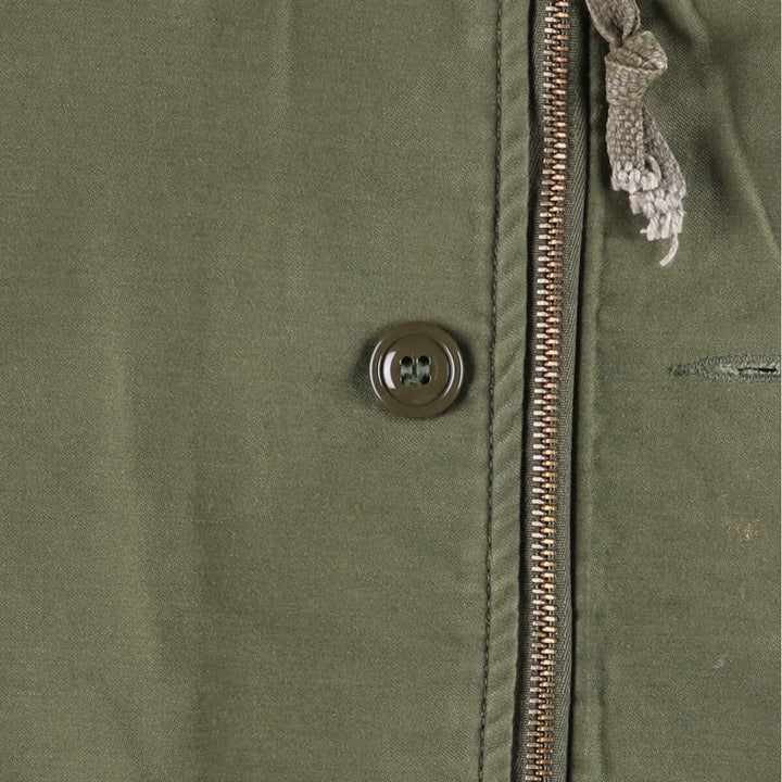 Authentic 1980'S US military Cold Weather Permeable Deck Jacket, Medium (38-40), Men's Size M, Vintage Nylon Khaki type Vintage Second Hand