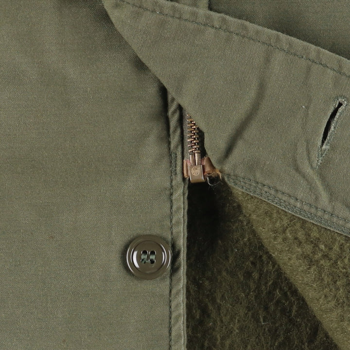 Authentic 1980'S US military Cold Weather Permeable Deck Jacket, Medium (38-40), Men's Size M, Vintage Nylon Khaki type Vintage Second Hand