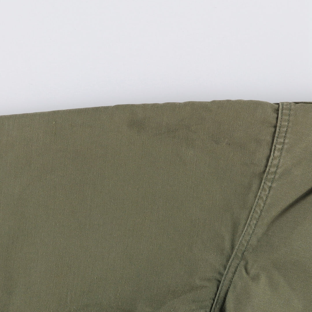 Authentic 1980'S US military Cold Weather Permeable Deck Jacket, Medium (38-40), Men's Size M, Vintage Nylon Khaki type Vintage Second Hand