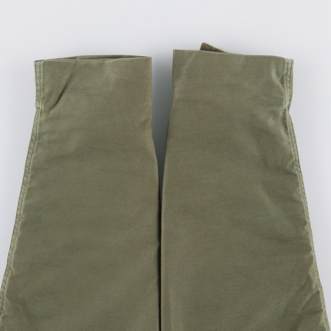 Authentic 1980'S US military Cold Weather Permeable Deck Jacket, Medium (38-40), Men's Size M, Vintage Nylon Khaki type Vintage Second Hand