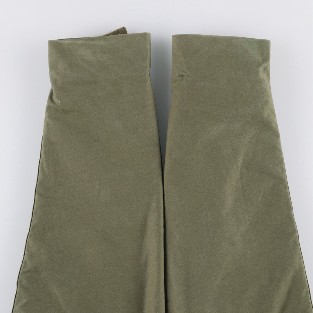 Authentic 1980'S US military Cold Weather Permeable Deck Jacket, Medium (38-40), Men's Size M, Vintage Nylon Khaki type Vintage Second Hand