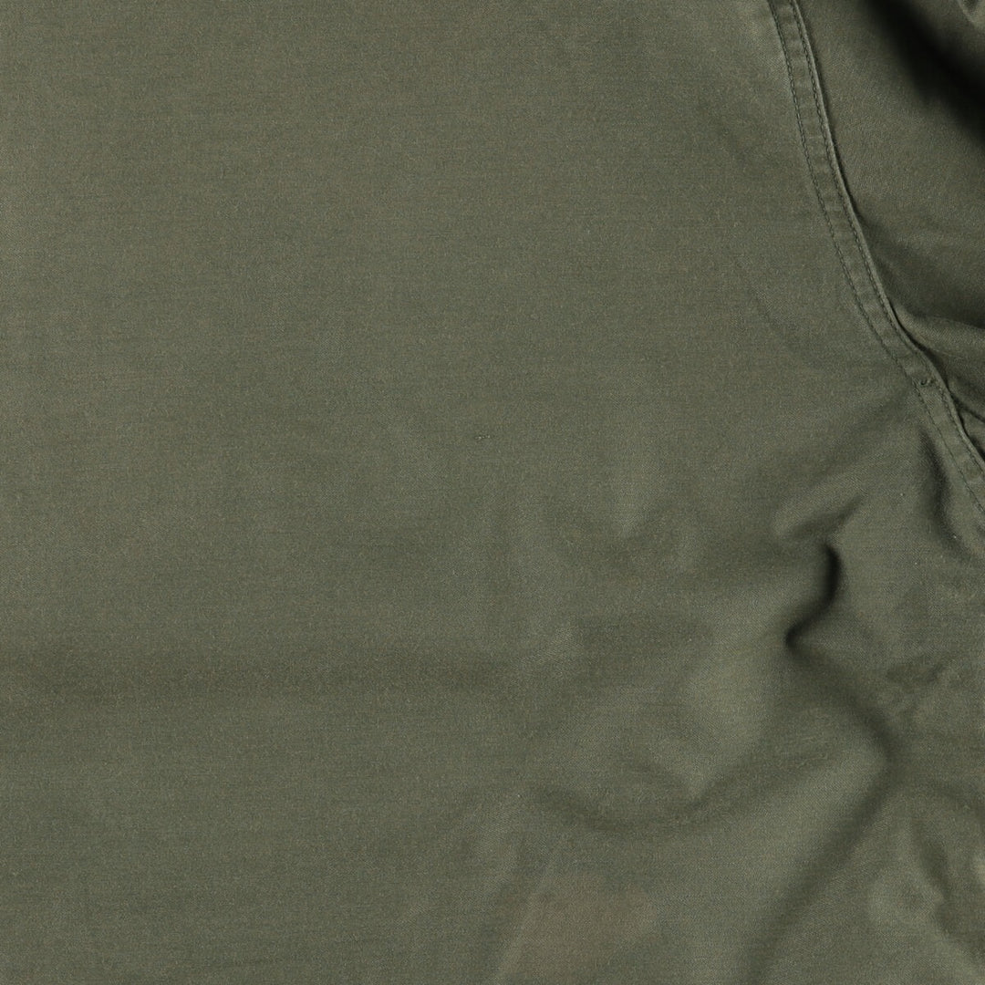 Vintage military A-2 deck jacket, men's size L Nylon Khaki type Vintage Second Hand