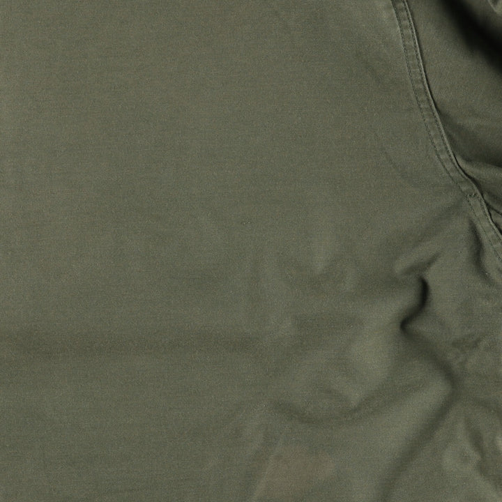 Vintage military A-2 deck jacket, men's size L Nylon Khaki type Vintage Second Hand