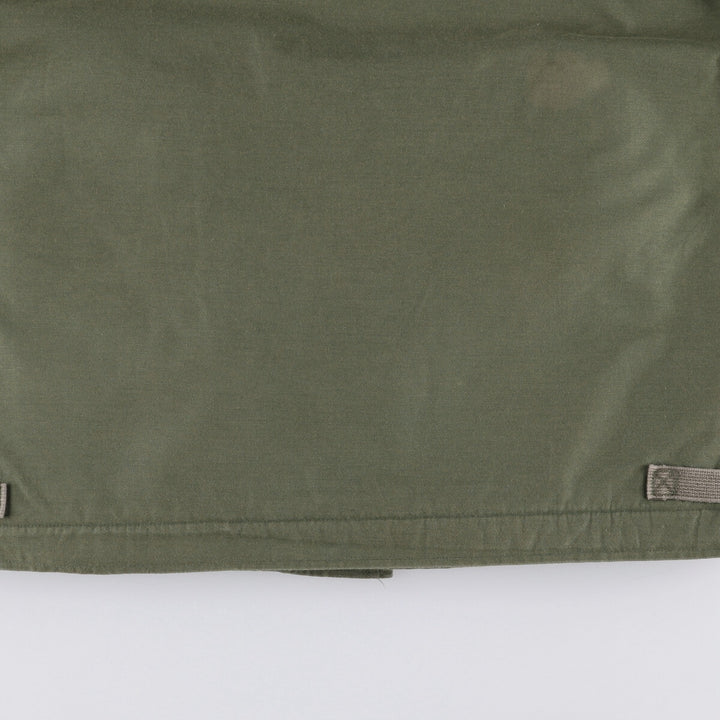 Vintage military A-2 deck jacket, men's size L Nylon Khaki type Vintage Second Hand